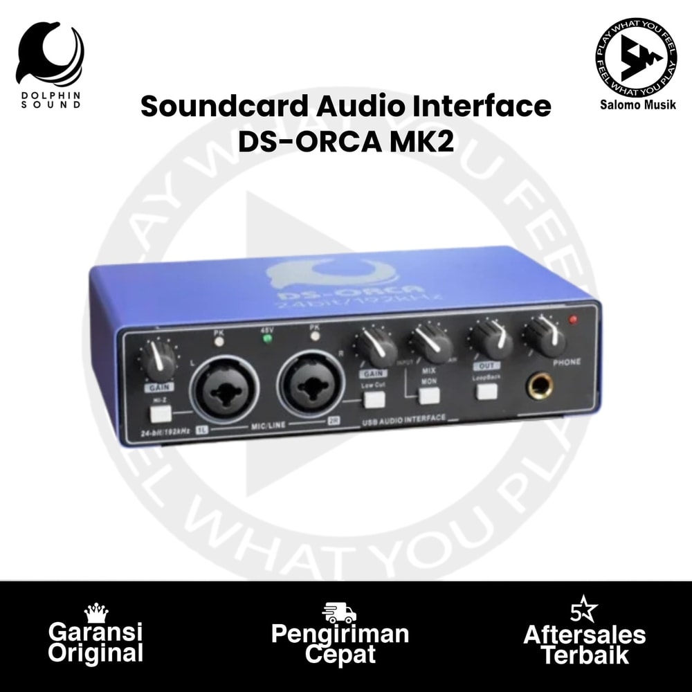 Audio Interface Soundcard DOLPHIN SOUND DS-ORCA MK2