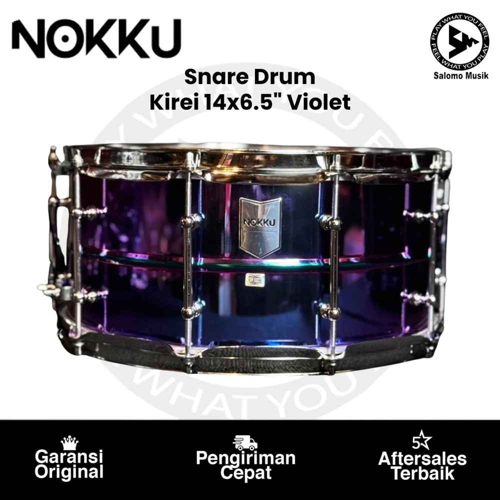 Snare Drum Nokku Kirei Violet 14x6.5"