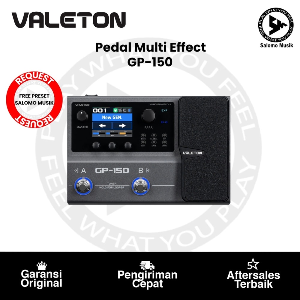 Pedal Multi Effect VALETON GP-150 Multi-Effects Processor