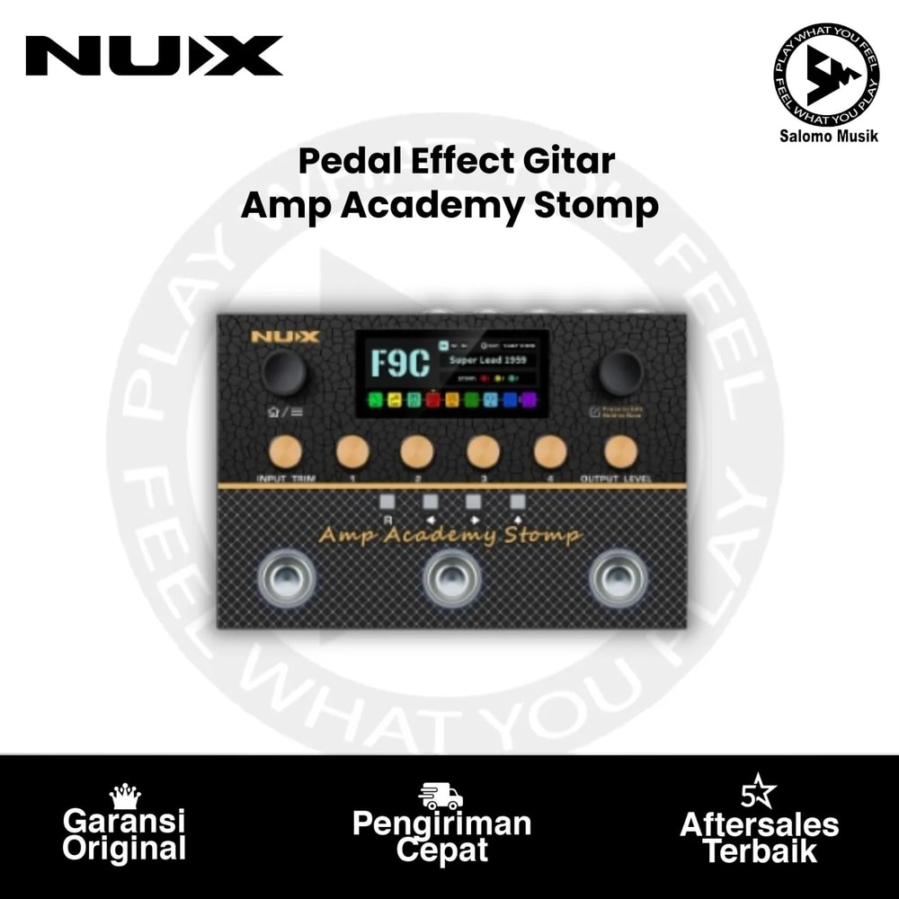 Pedal Effect Gitar NUX Amp Academy Stomp
