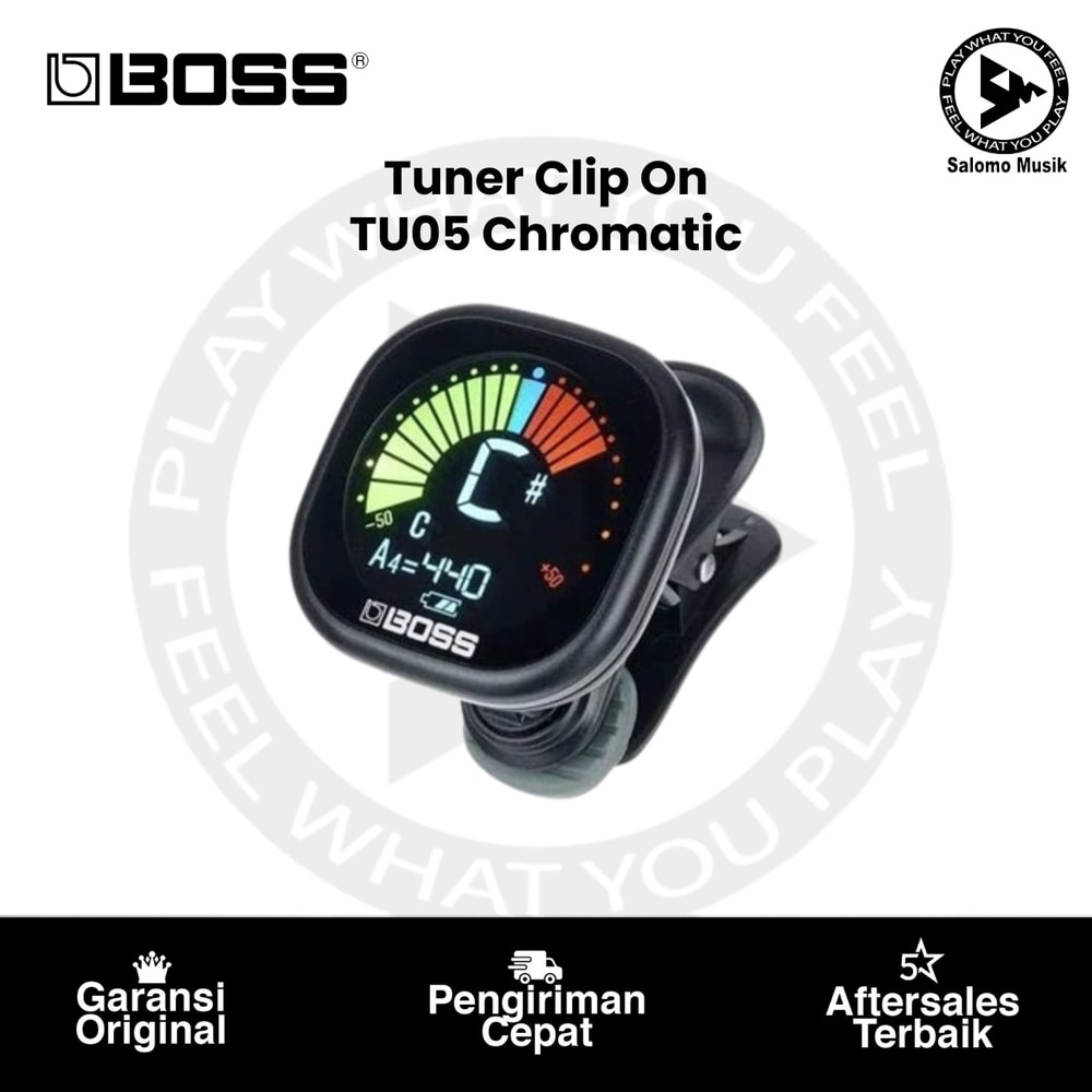 Tuner Clip On BOSS TU-05 Rechargeable Clip-on Chromatic Tuner