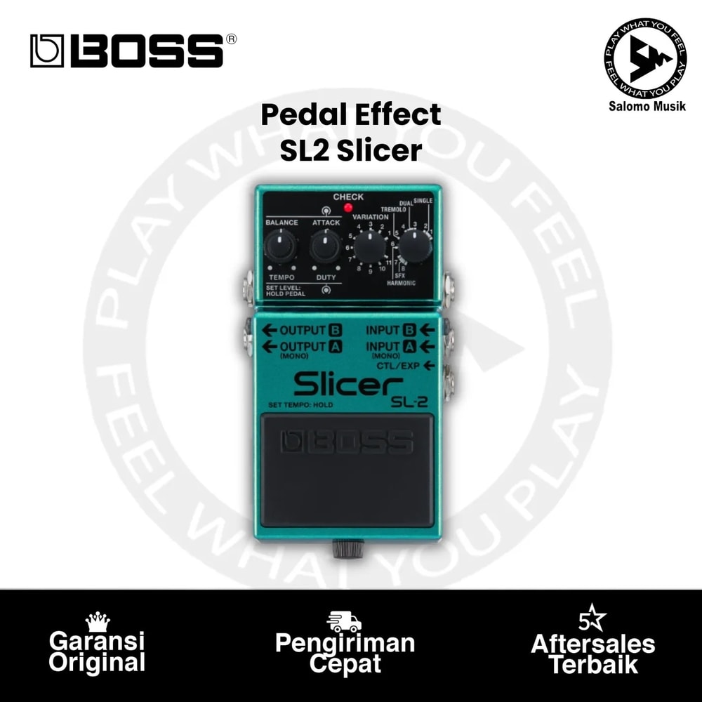 Pedal Effect BOSS SL-2 Slicer Audio Pattern Processor Pedal