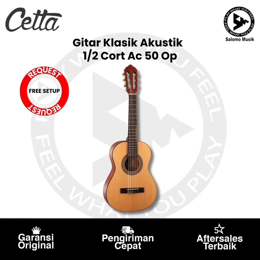 Gitar Klasik Akustik 1/2 Cort AC50 OP