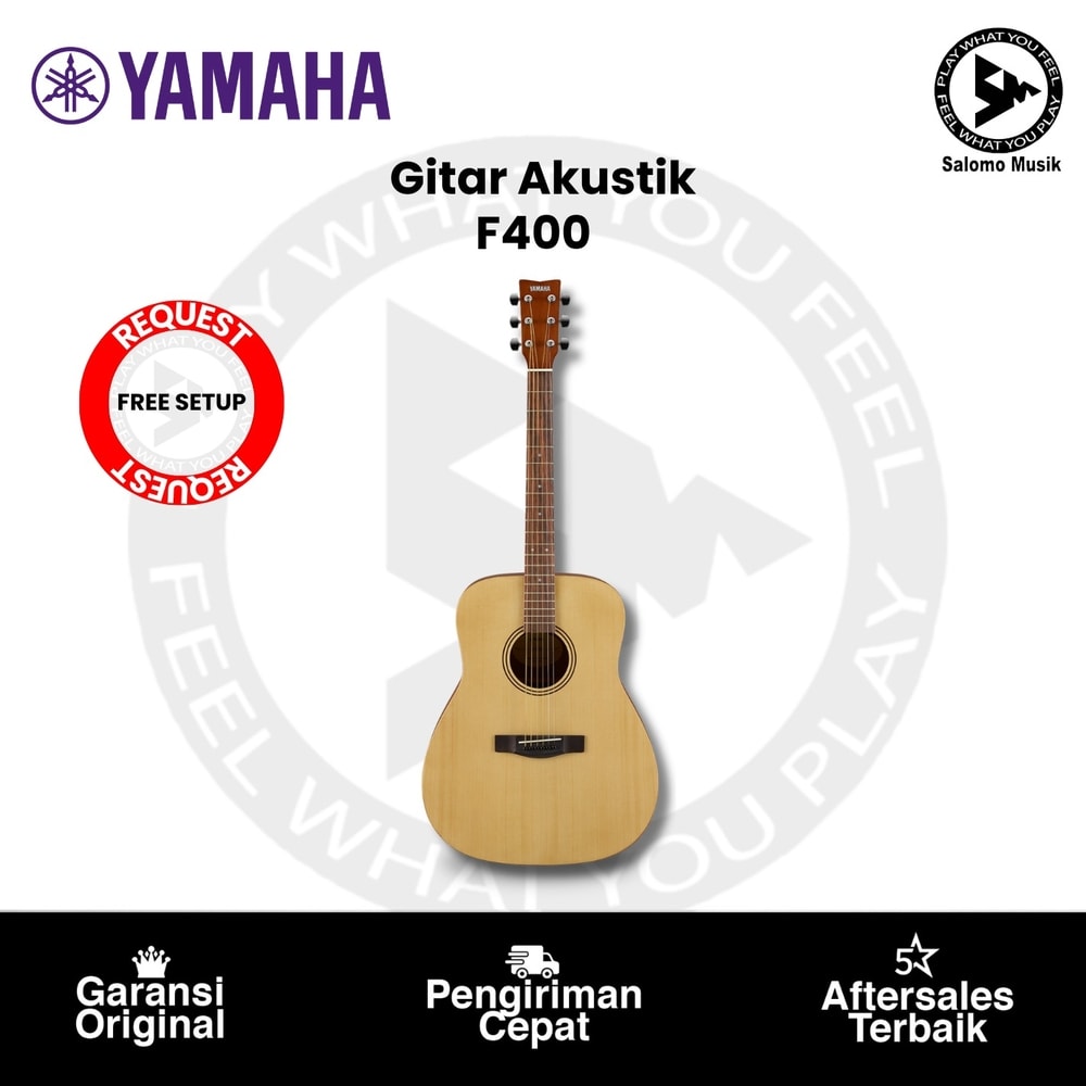 Gitar Akustik Yamaha F400 Varian Warna Original