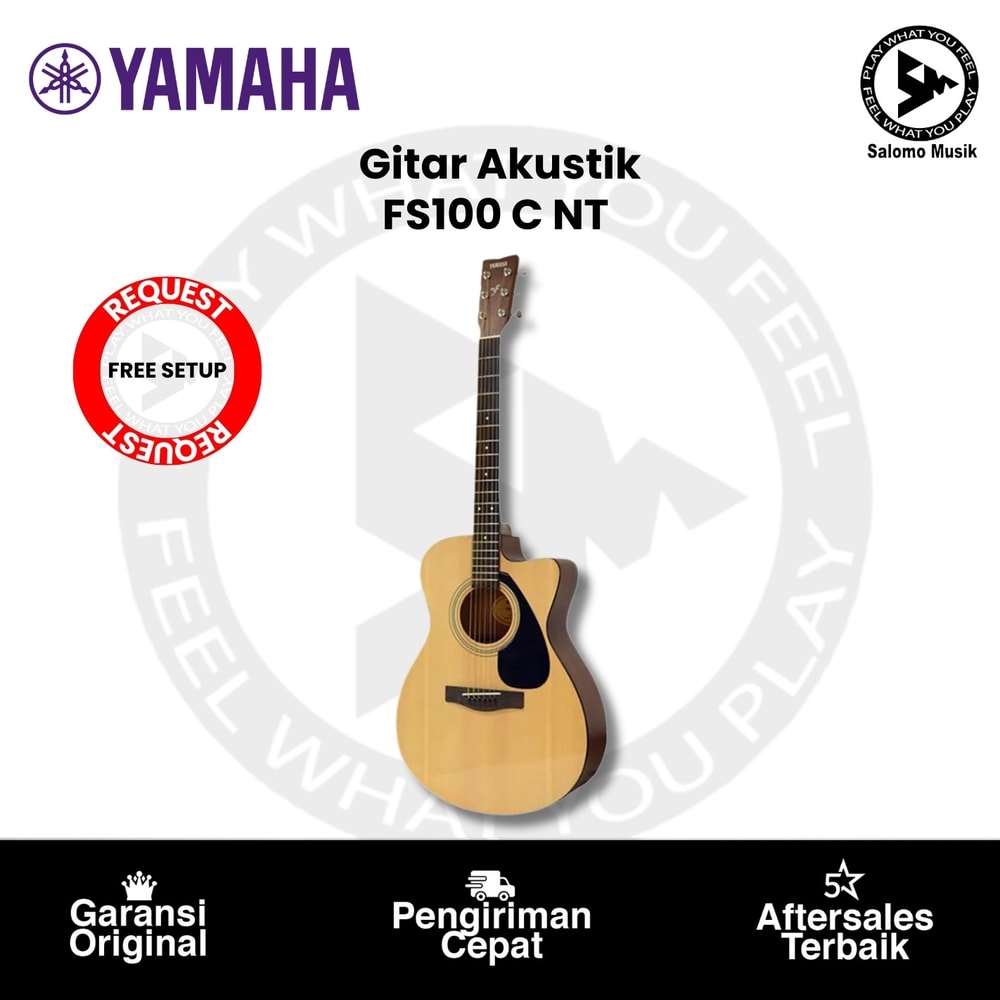 Gitar Akustik Yamaha FS100 C NT Original
