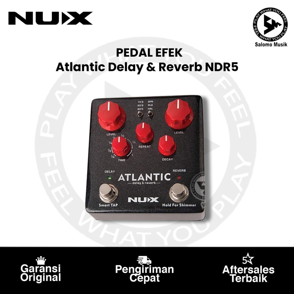 Pedal Effect NUX NDR-5 Atlantic Delay & Reverb
