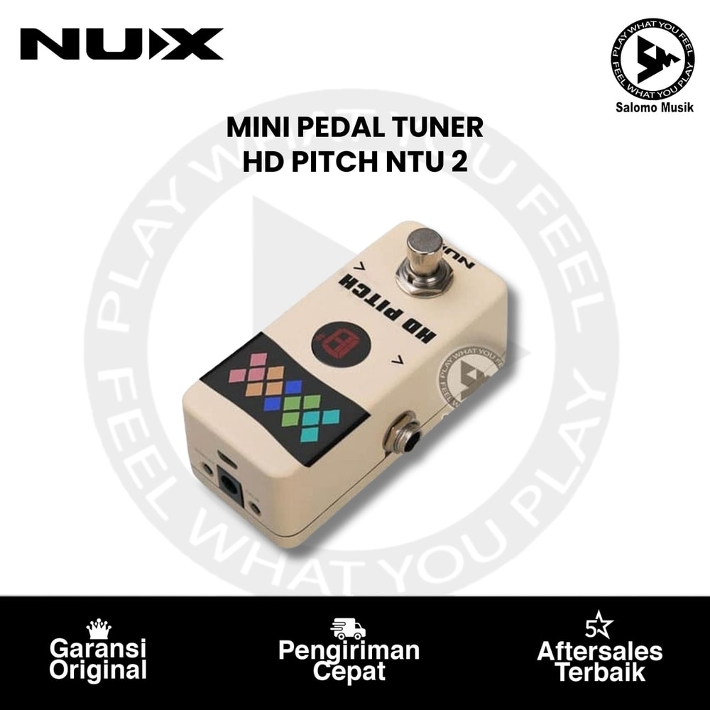 Pedal Tuner NUX NTU-2 HD Pitch