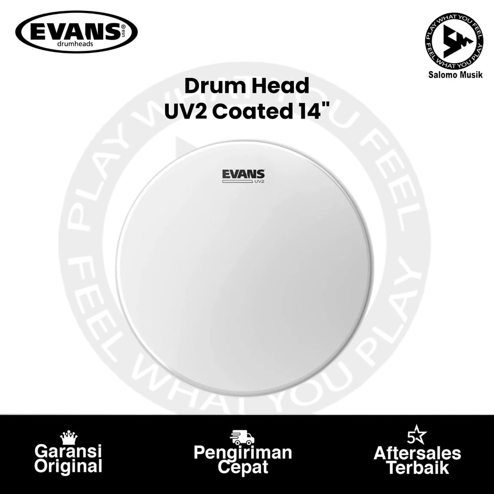 Drumhead EVANS UV2 Coated 14 Inch