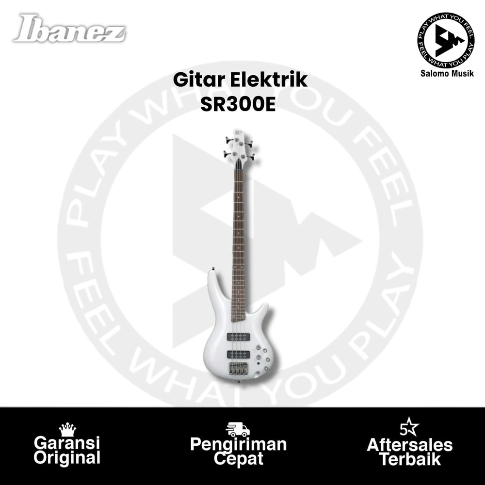 Bass Elektrik Ibanez SR300EPW Powder White Original