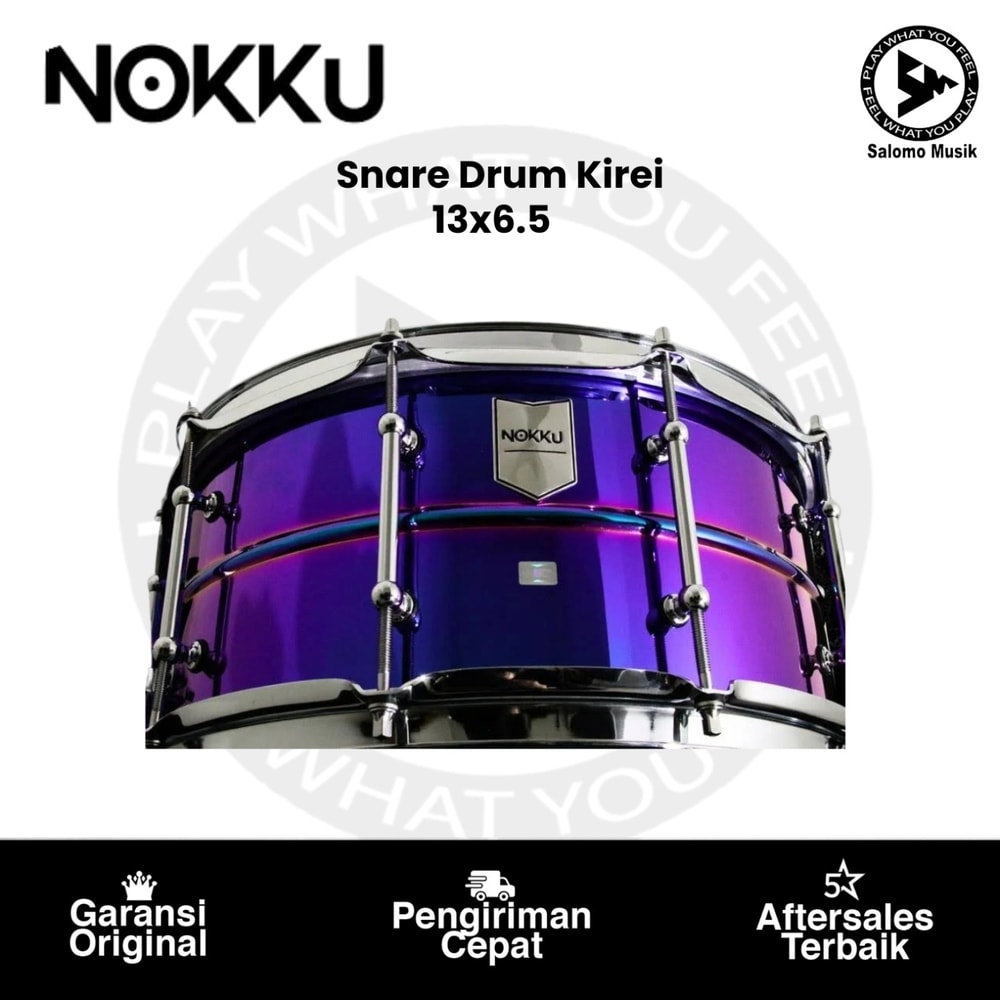 Snare Drum Nokku Kirei 13x6.5 Varian Warna