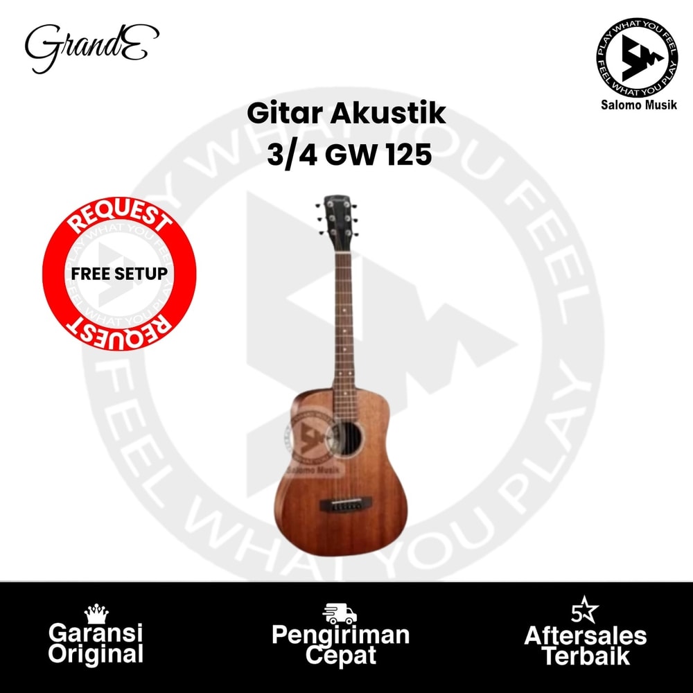 Gitar Akustik String Grande GW125 3/4