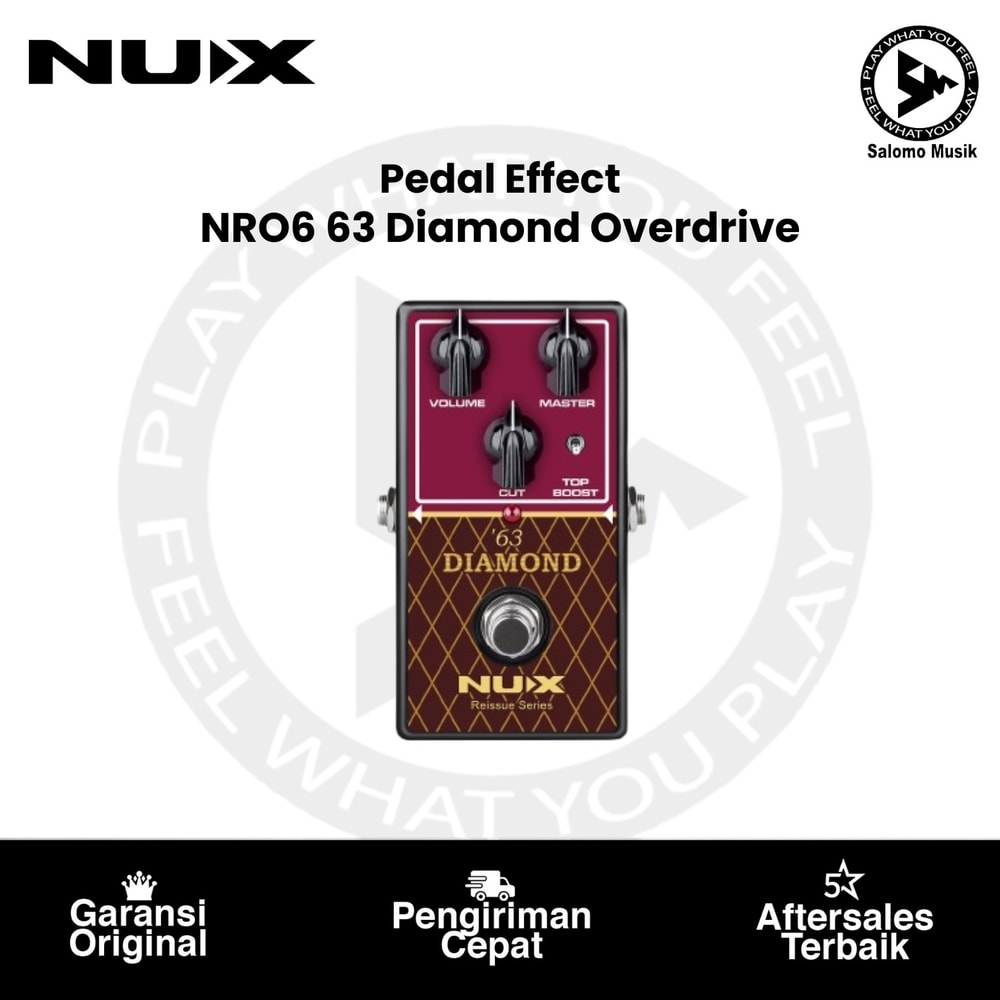 Pedal Effect NUX NRO-6 63 Diamond Overdrive
