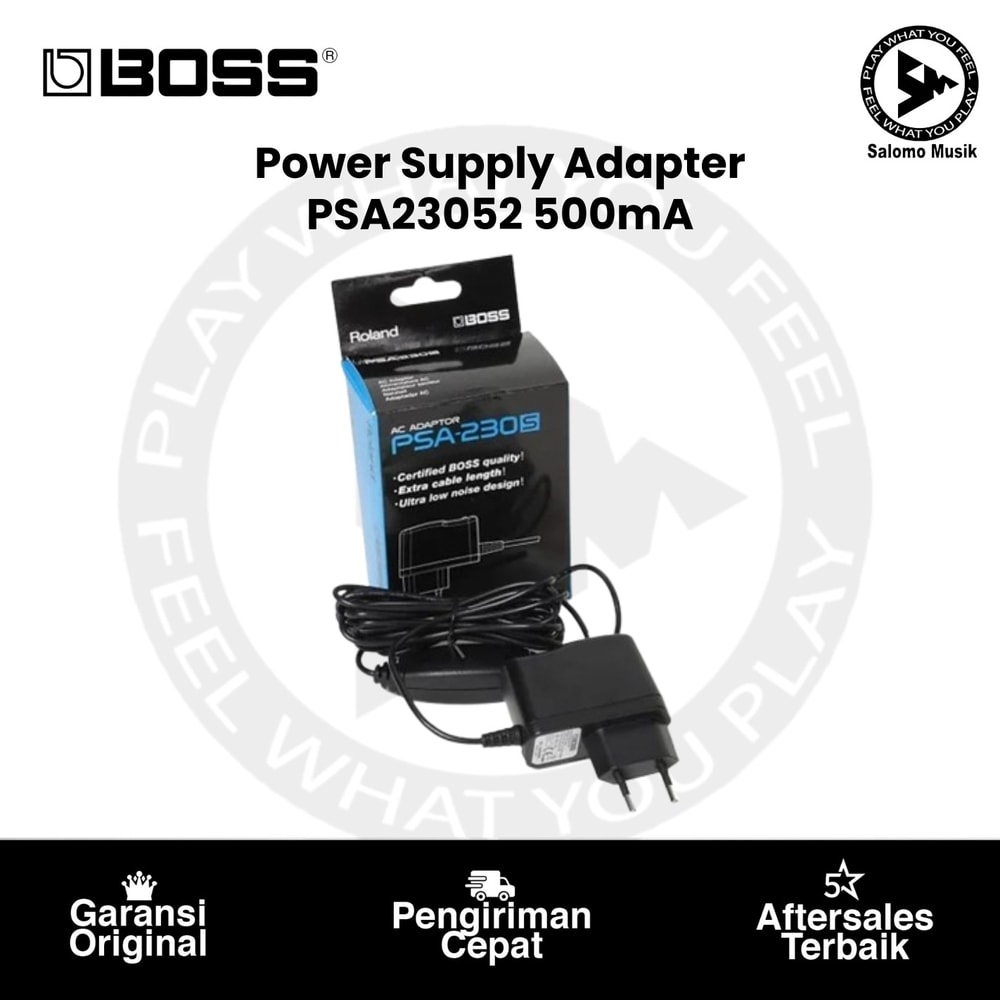 Power Supply Adapter BOSS Power Adaptor PSA-230S2 Power Supply 500mA LED Indicator