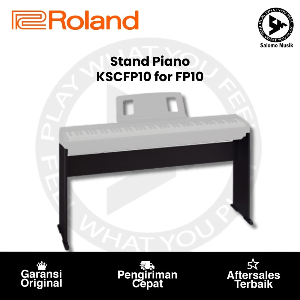 Stand Piano Roland KSCFP10 Stand for FP-10 Digital Piano - Black