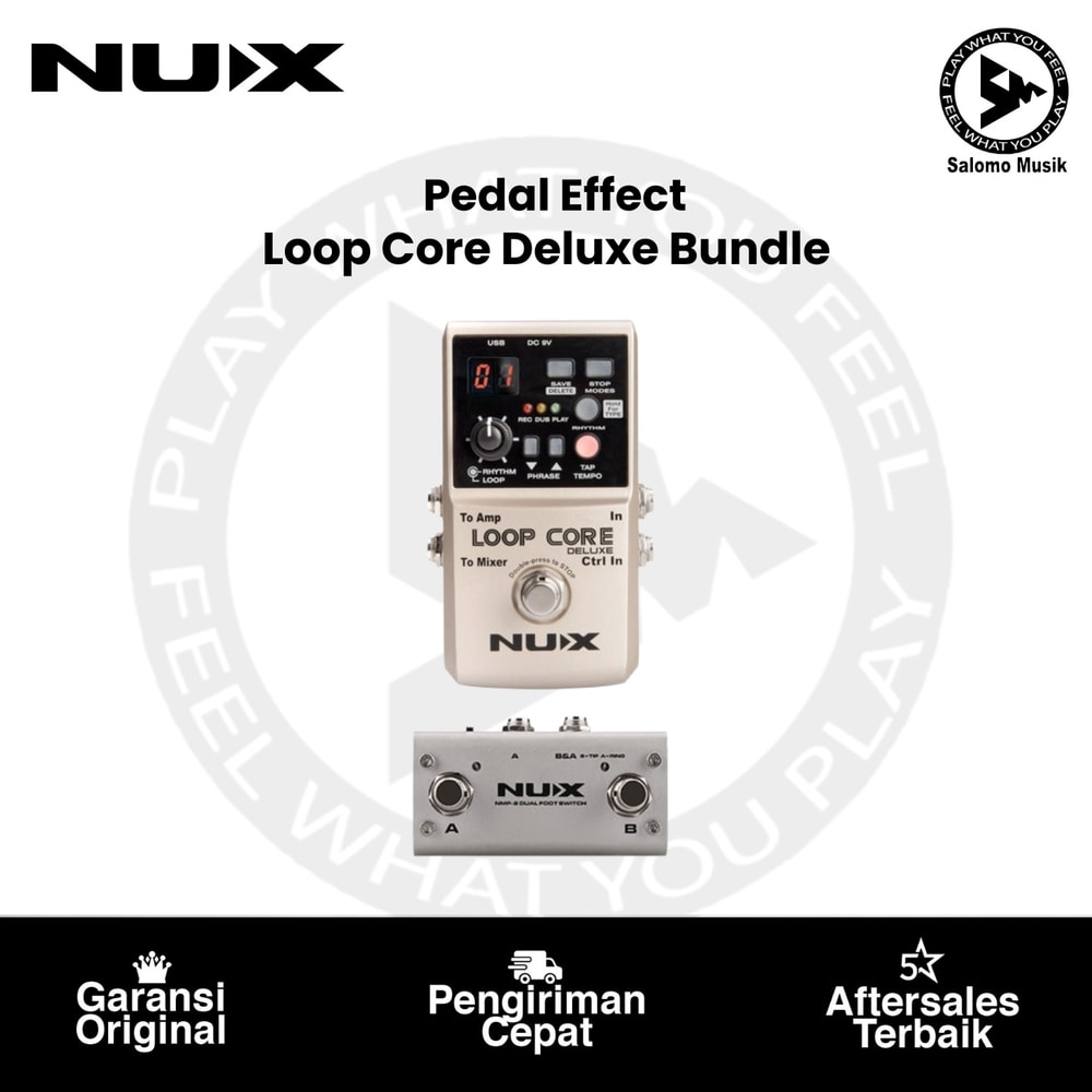 Pedal Effect Nux Loop Core Deluxe Bundle