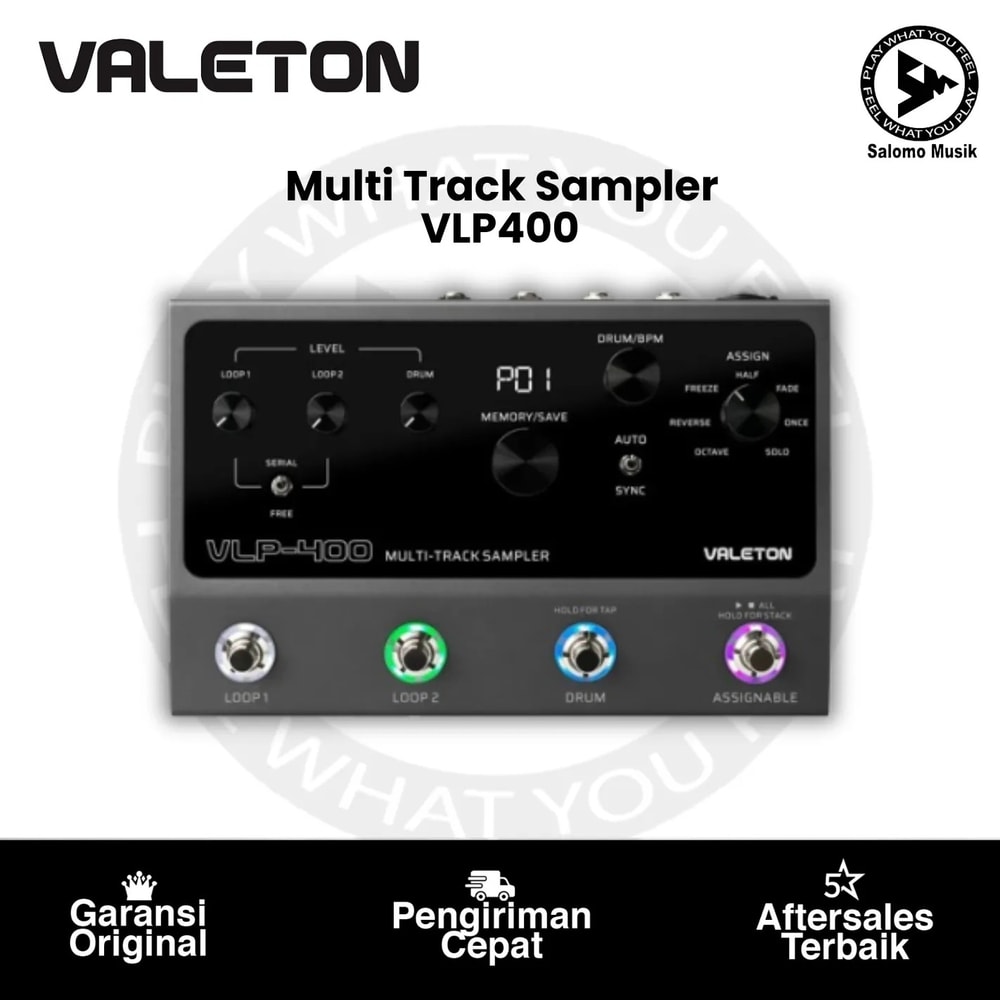 Multi Track Sampler Valeton VLP-400