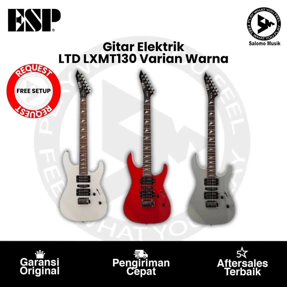 Gitar Elektrik ESP LTD LXMT130 Varian Warna Sale