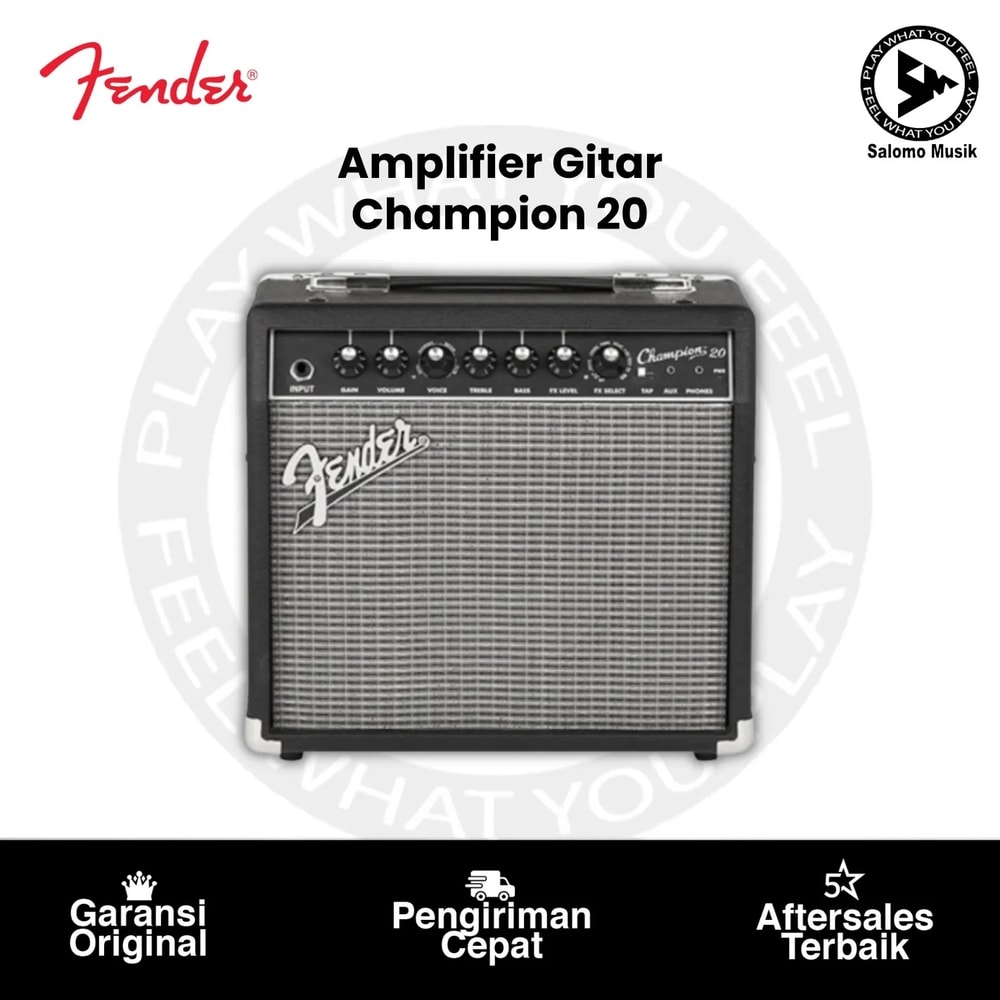 Amplifier Gitar Fender Champion 20 Guitar Combo Amplifier 230V EU