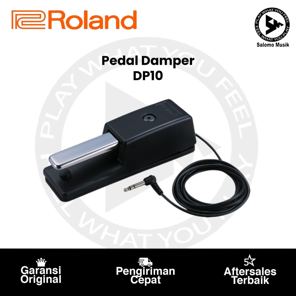 Pedal Damper Roland DP-10 Piano-style Sustain Pedal with Half-damper Control