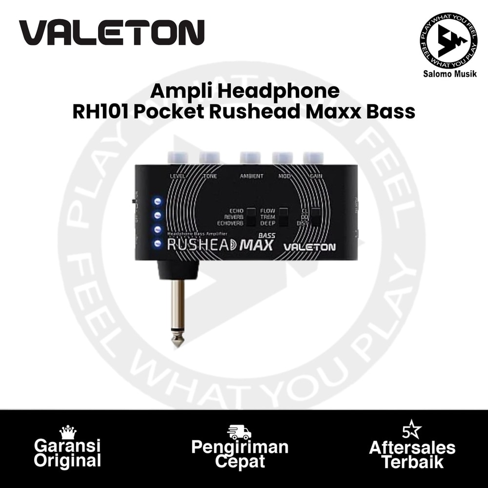 Ampli Headphone Valeton RH101 Pocket Rushead Max Bass