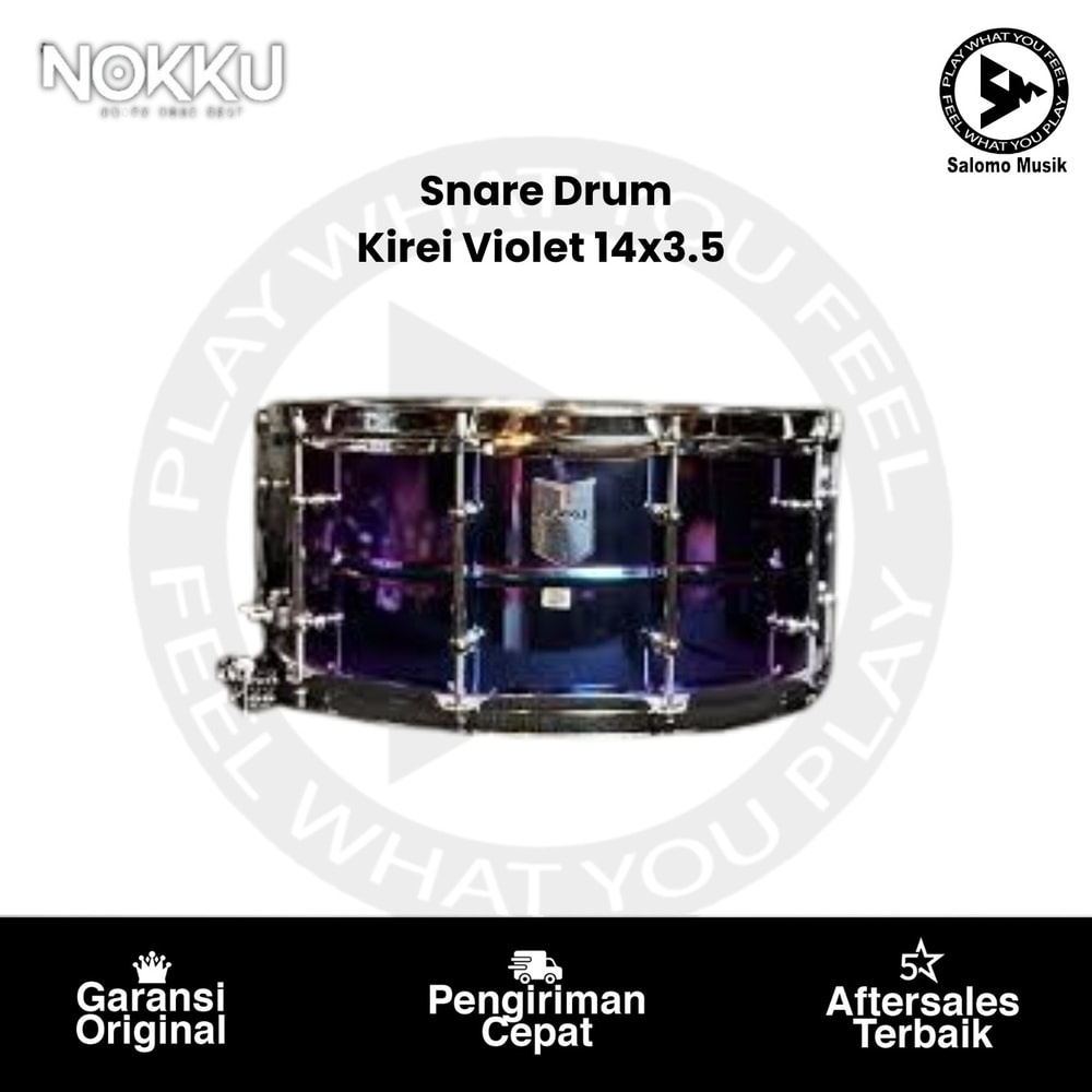 Snare Drum Nokku Kirei Violet 14x3.5"