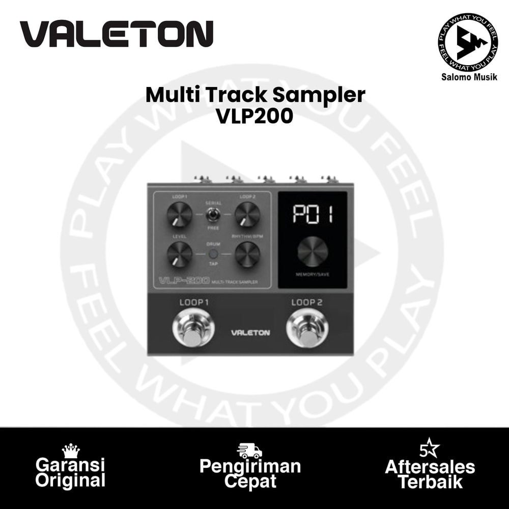 Multi Track Sampler Valeton VLP-200