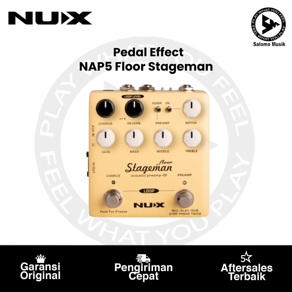 Pedal Effect NUX NAP-5 Floor Stageman