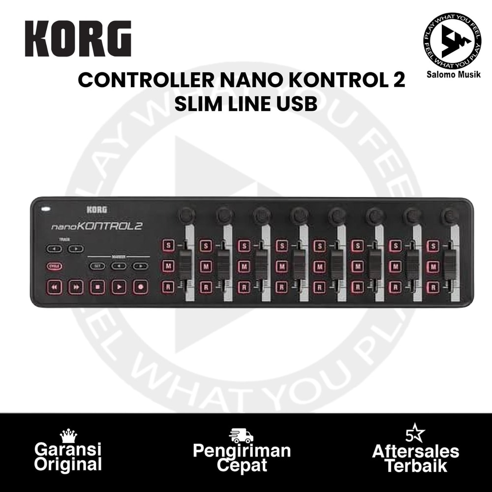 Controller Slim Line USB KORG nanoKONTROL2 Varian Warna