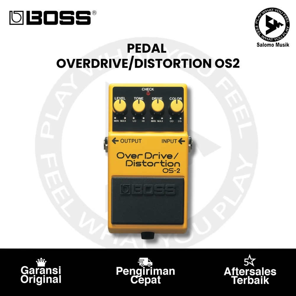 Pedal Effect BOSS OS-2 Overdrive / Distortion Pedal