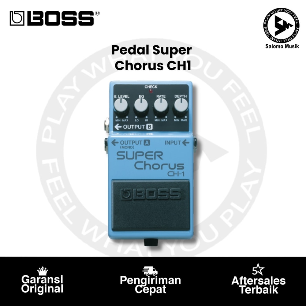 Pedal Effect BOSS CH-1 Stereo Super Chorus Pedal
