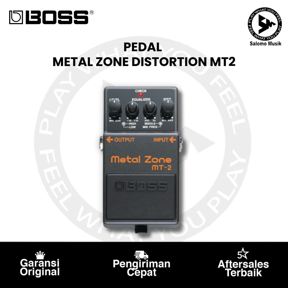 Pedal Effect BOSS MT-2 Metal Zone Distortion Pedal