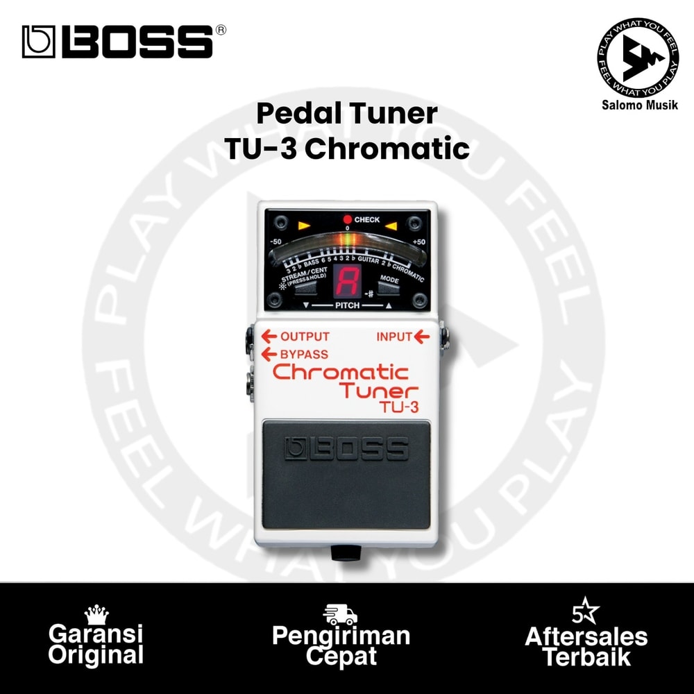 Pedal Effect Tuner BOSS TU-3 Chromatic Tuner Pedal with Bypass