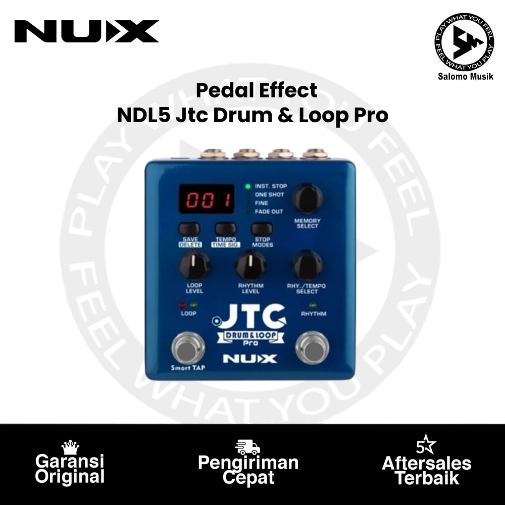 Pedal Effect NUX NDL-5 Jtc Drum & Loop Pro