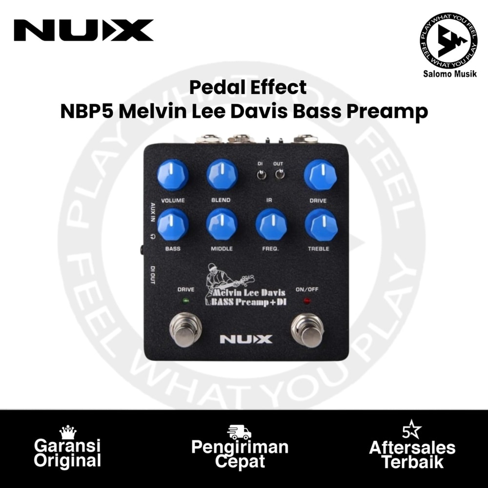 Pedal Effect NUX NBP-5 Melvin Lee Davis Bass Preamp