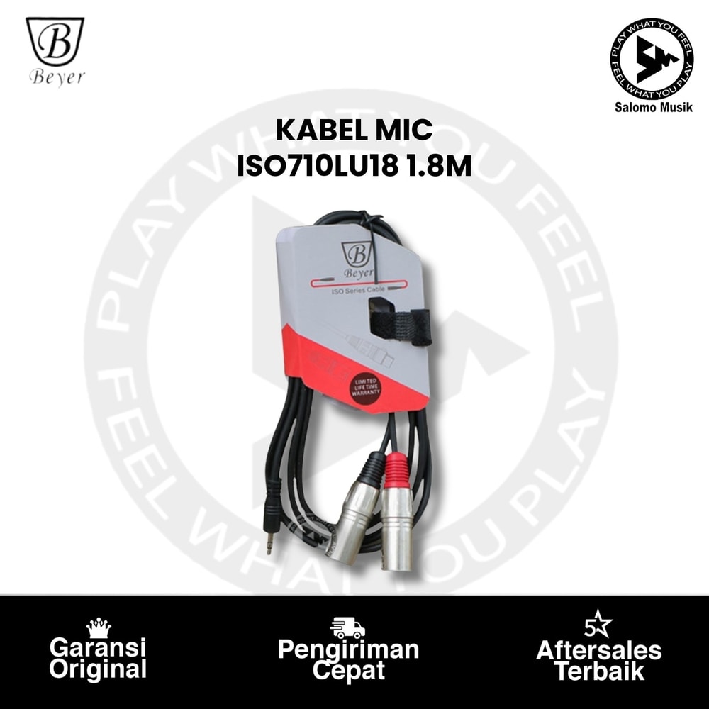 Kabel Microphone Beyer ISO710LU18 1.8M