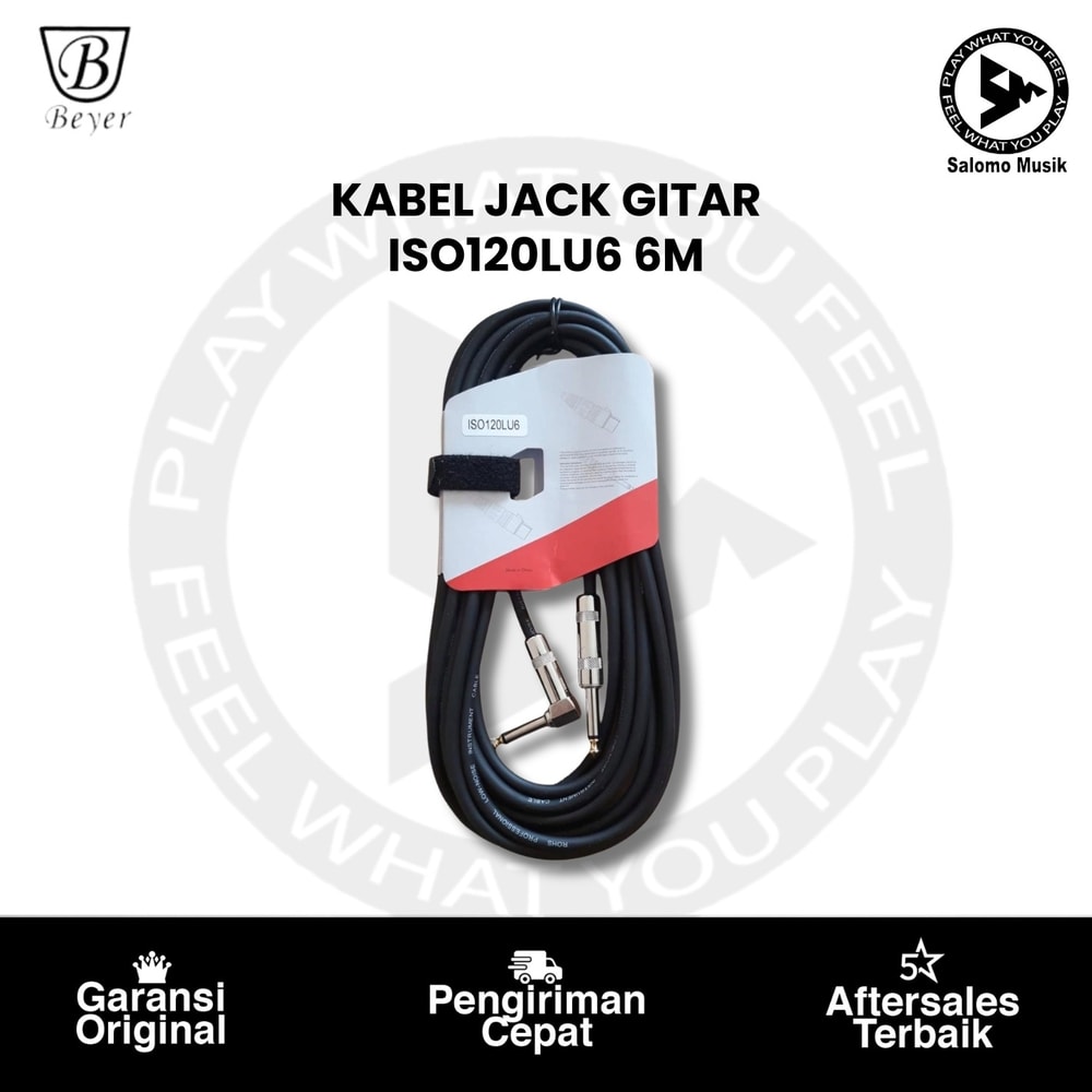 Kabel Jack Gitar Beyer ISO120LU6 6M