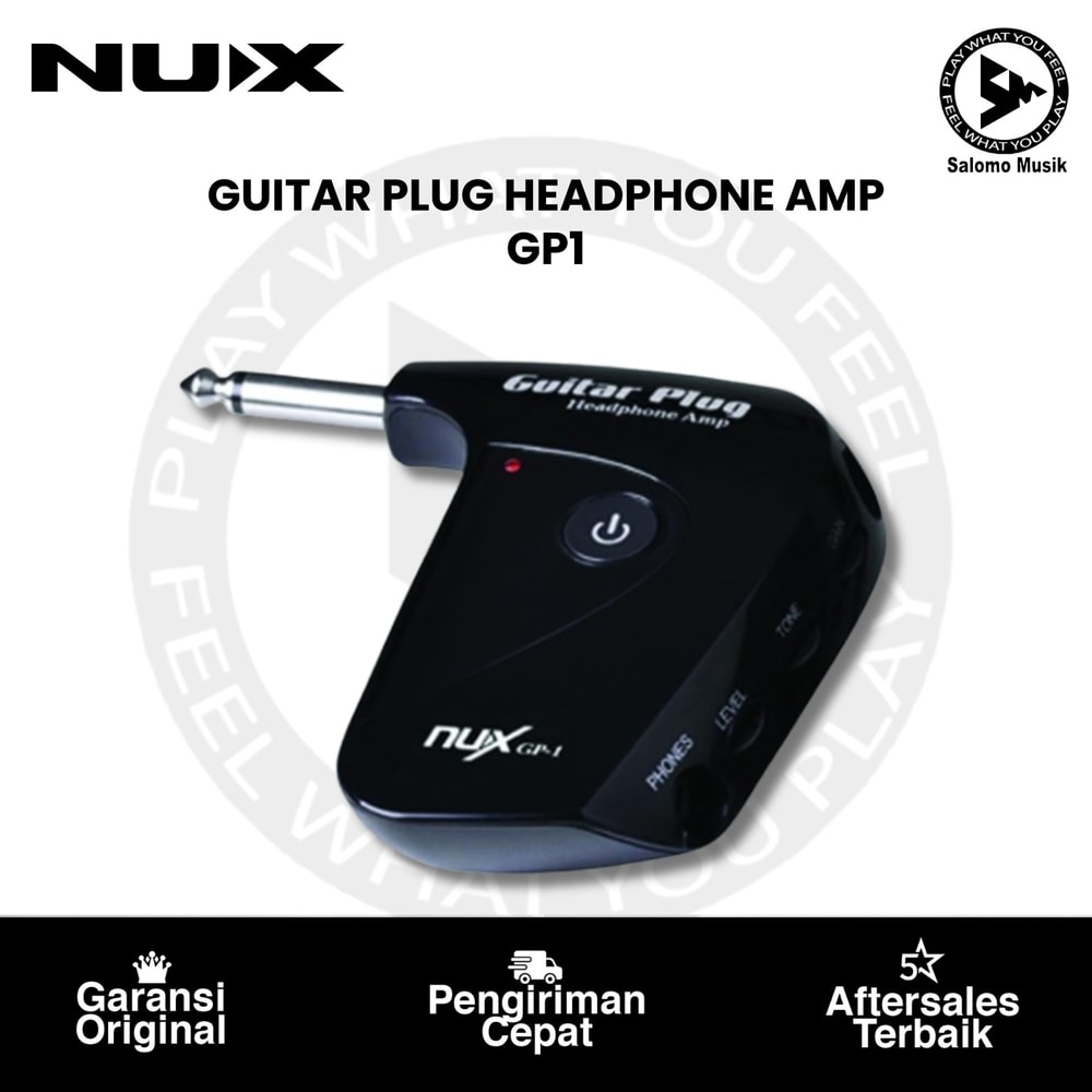 Amplug Gitar NUX GP1 Guitar Plug Headphone Amplifier