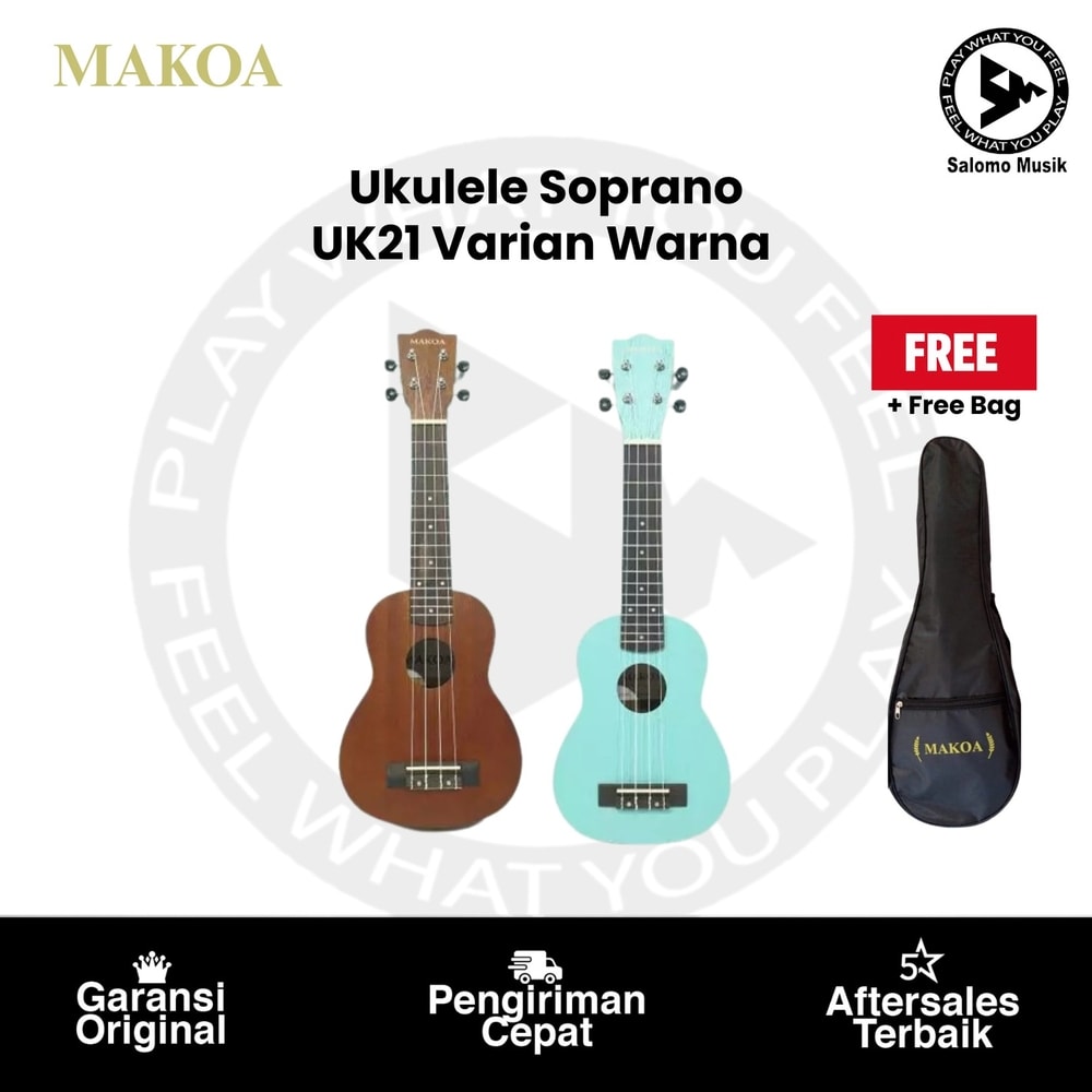 Ukulele Soprano MAKOA UK21 Varian Warna