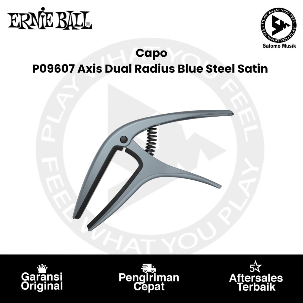 Capo Ernie Ball P09607 Axis Dual Radius Blue Steel Satin