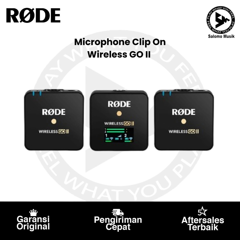 Microphone Clip On Rode Wireless GO II