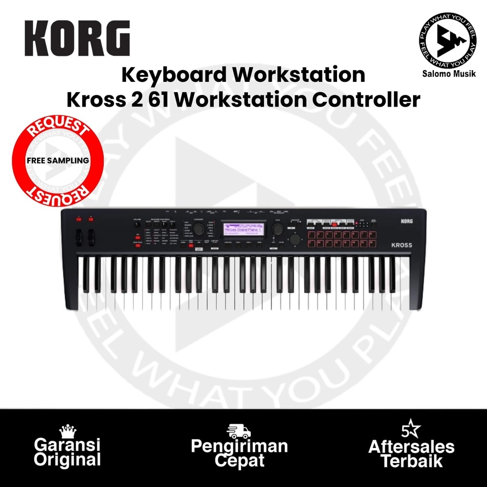 Keyboard Workstation Korg Kross 2 61 Workstation Controller Black