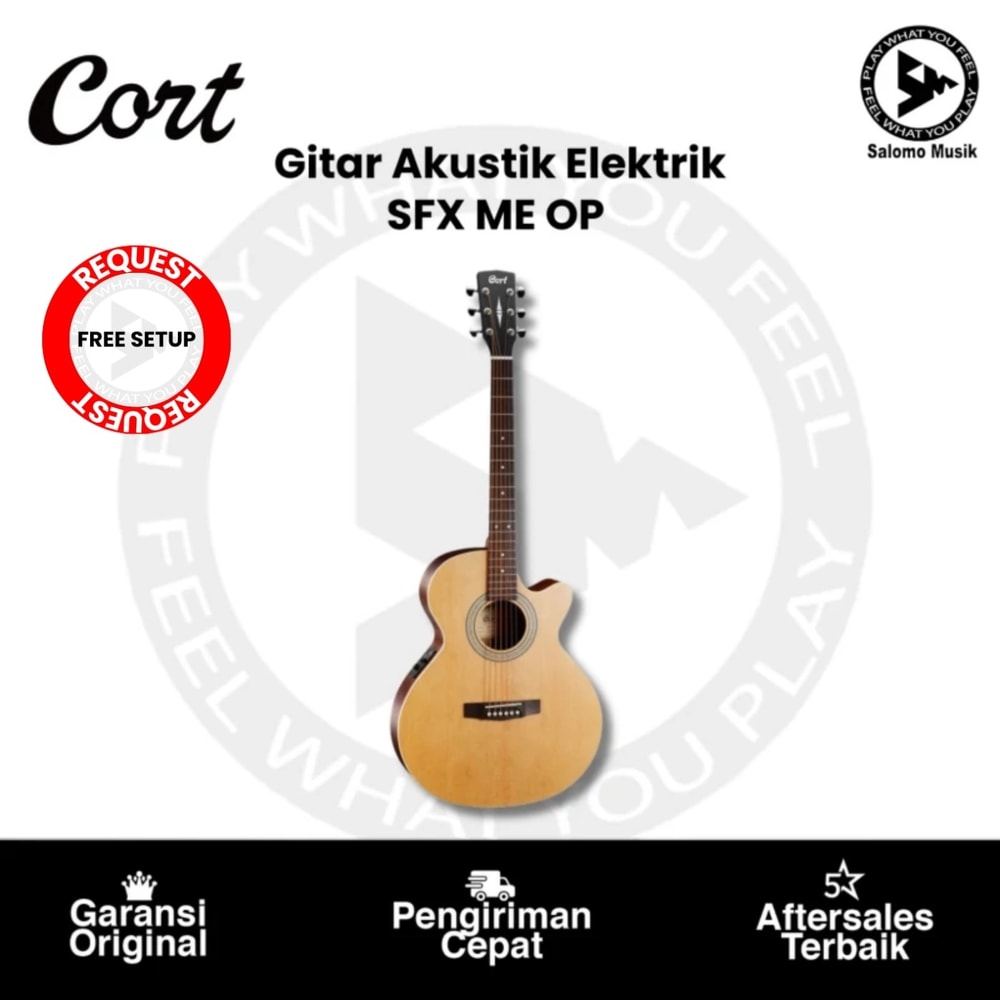 Gitar Akustik Elektrik Cort SFX ME OP