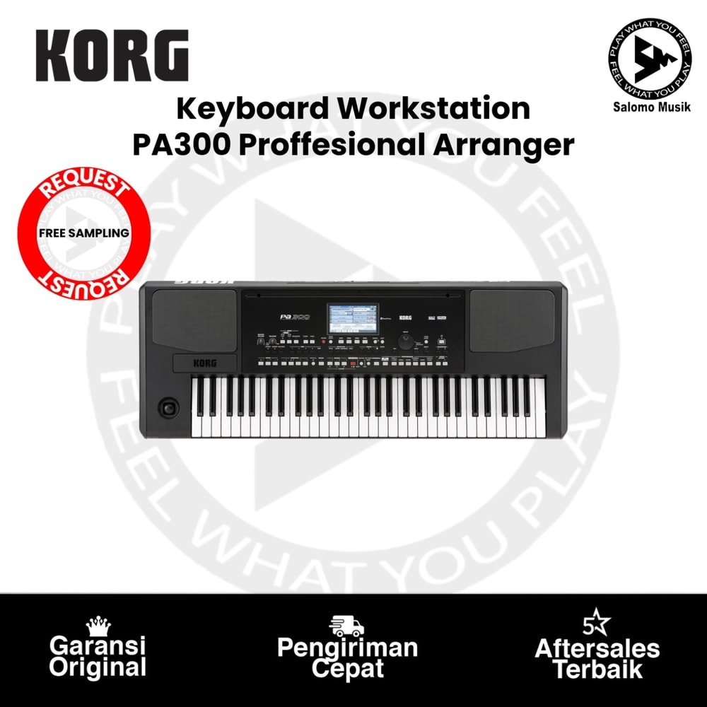 Keyboard Workstation Korg PA300 Proffesional Arranger Original