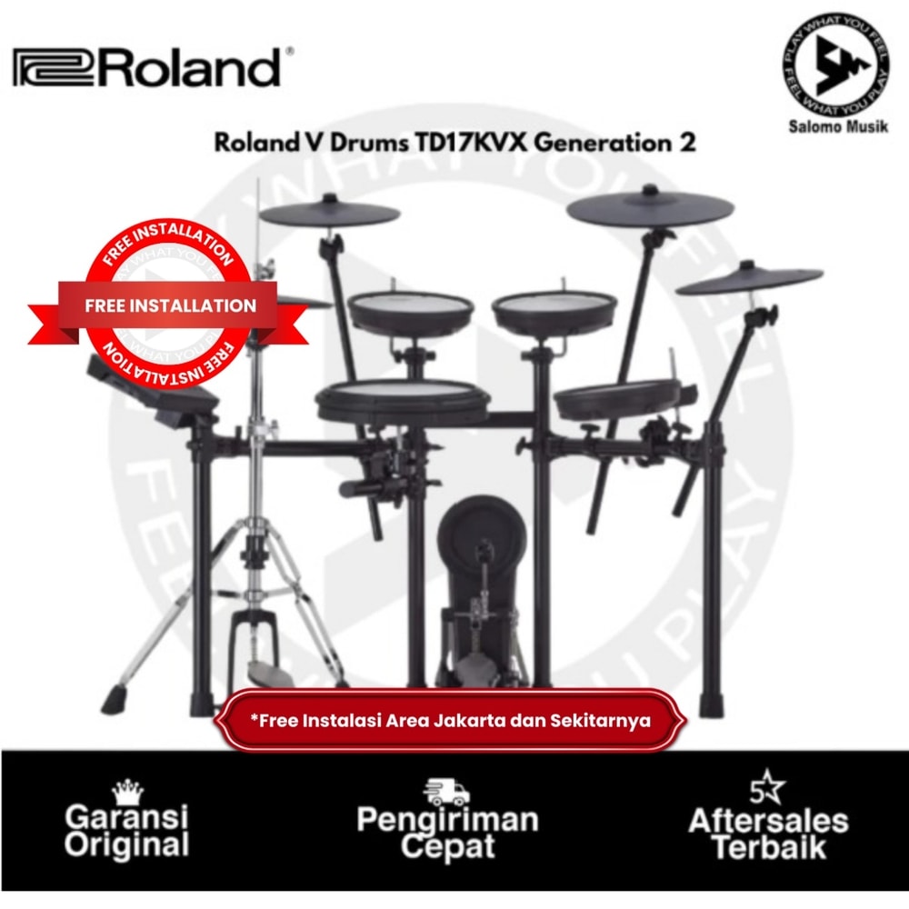Drum Elektrik Roland V Drums TD-17KVX Generation 2