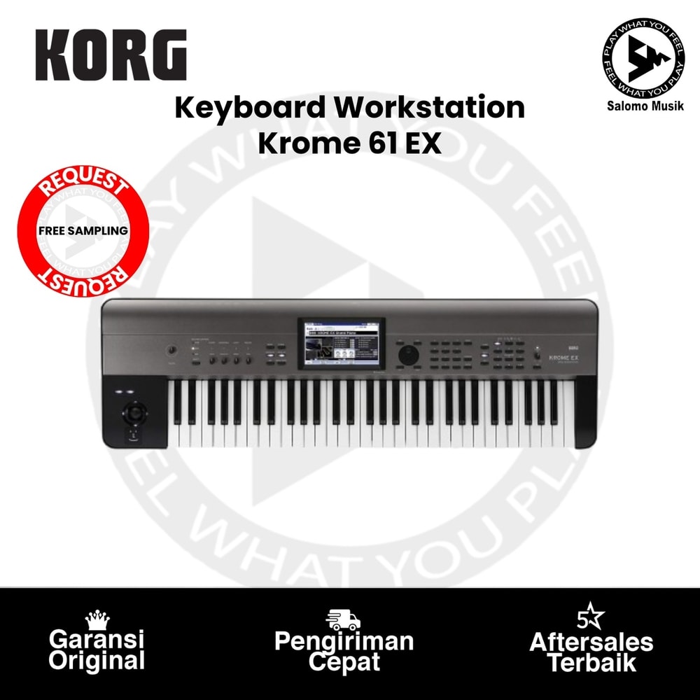 Keyboard Workstation Korg Krome 61 EX Music Work Station Original