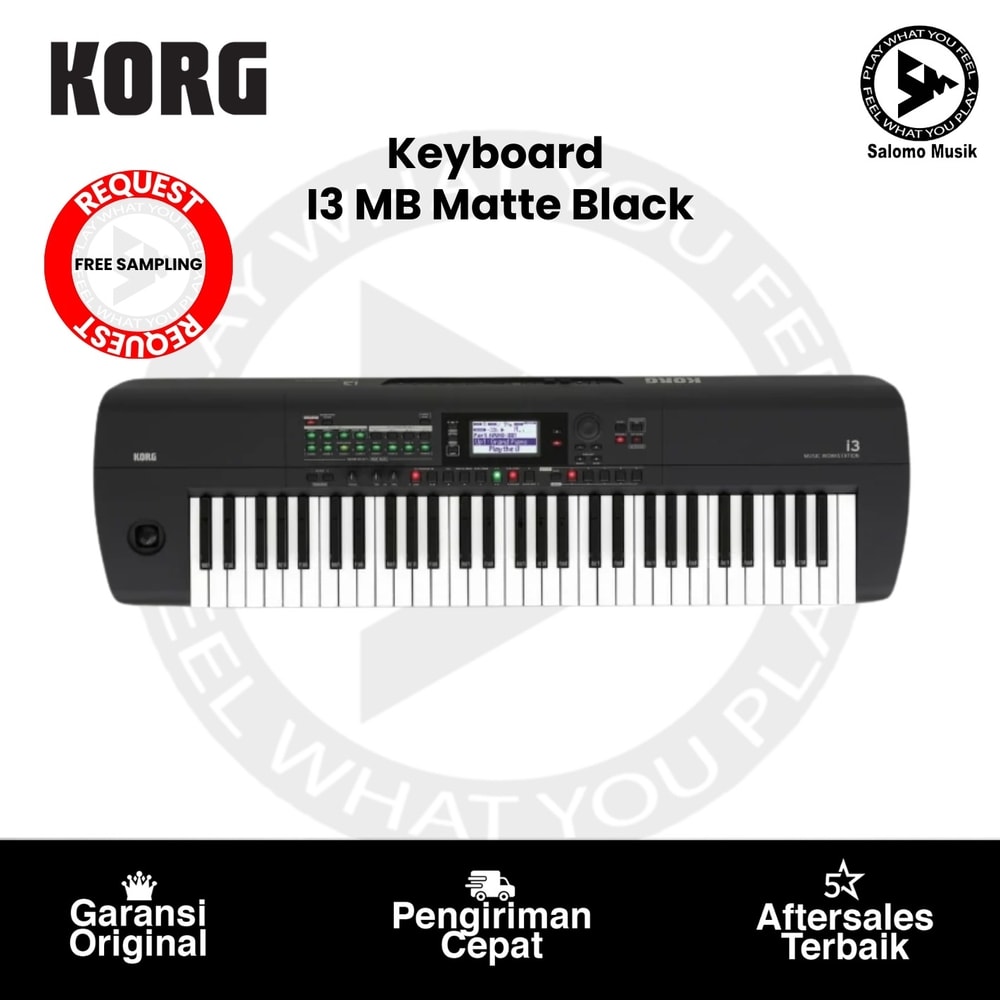 Keyboard Workstation Korg i3 Workstation Matte Black