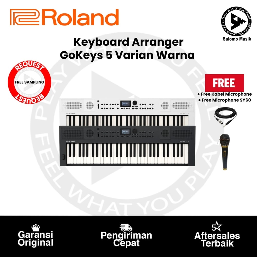 Keyboard Roland GoKeys 5 Varian Warna