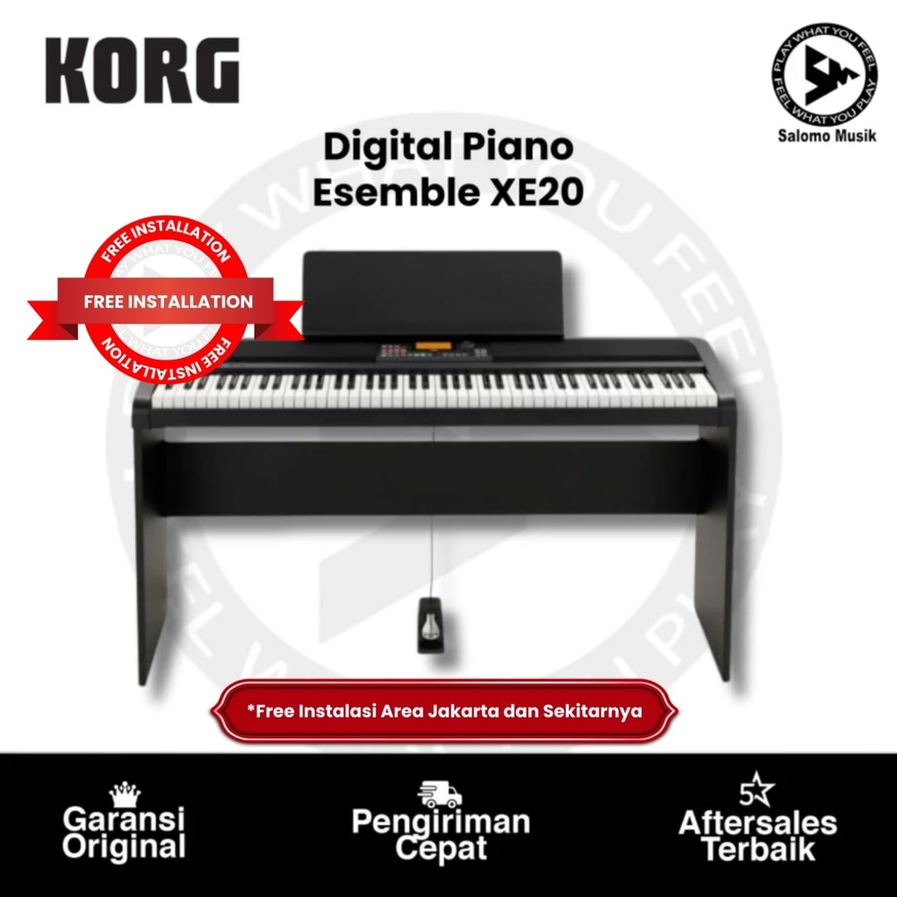 Digital Piano Esemble KORG XE20SP with Stand Original
