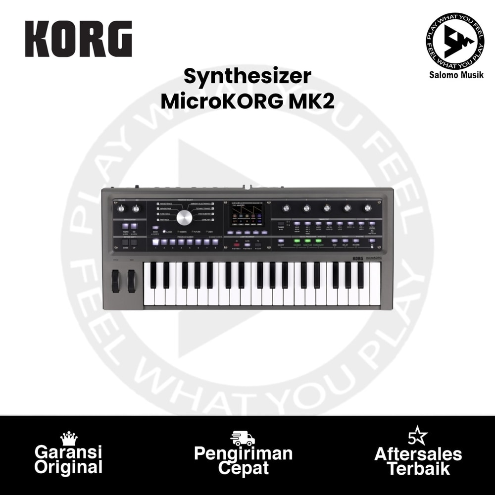 Synthesizer Korg Microkorg MK2 Metallic Black Original