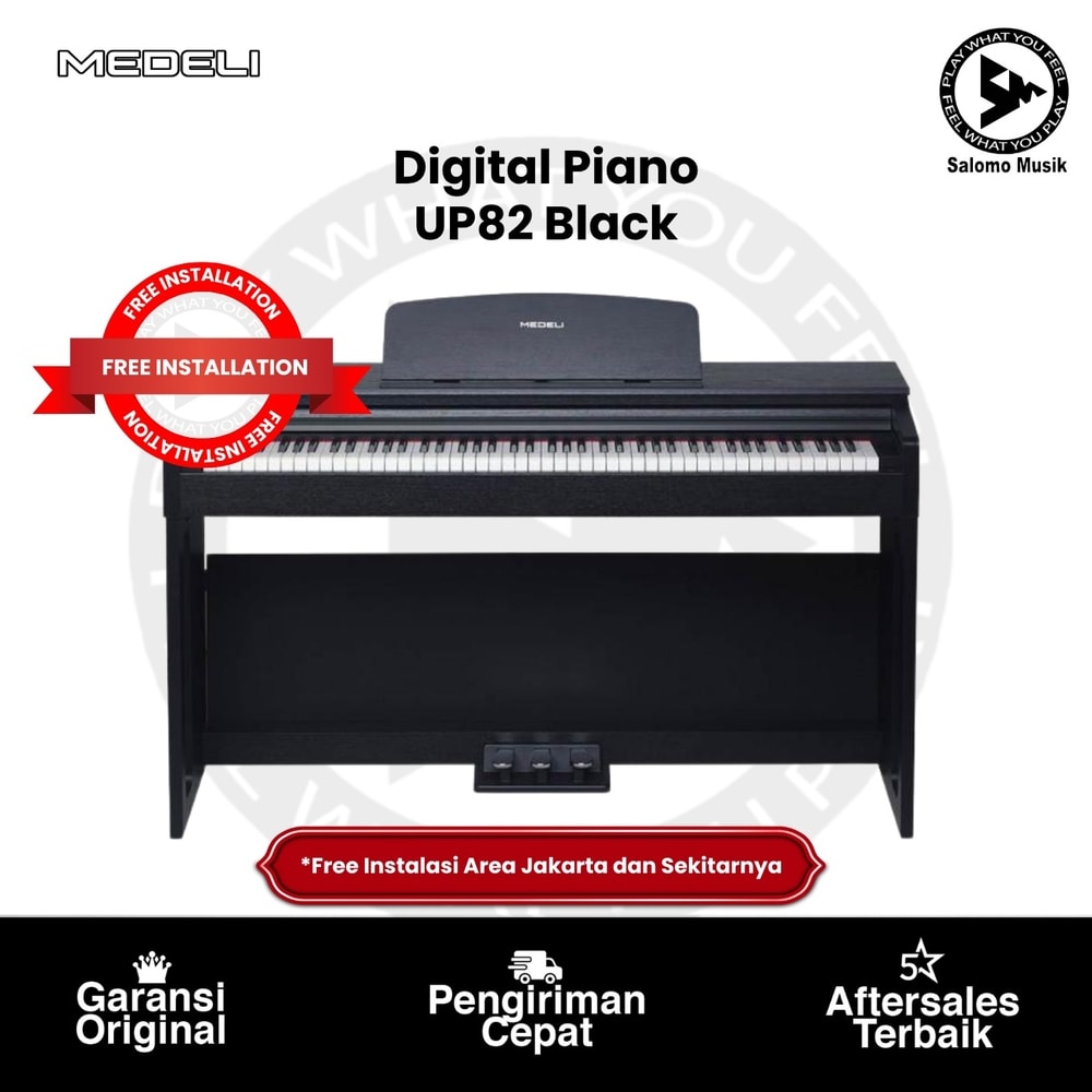 Digital Piano MEDELI UP82 Black Original